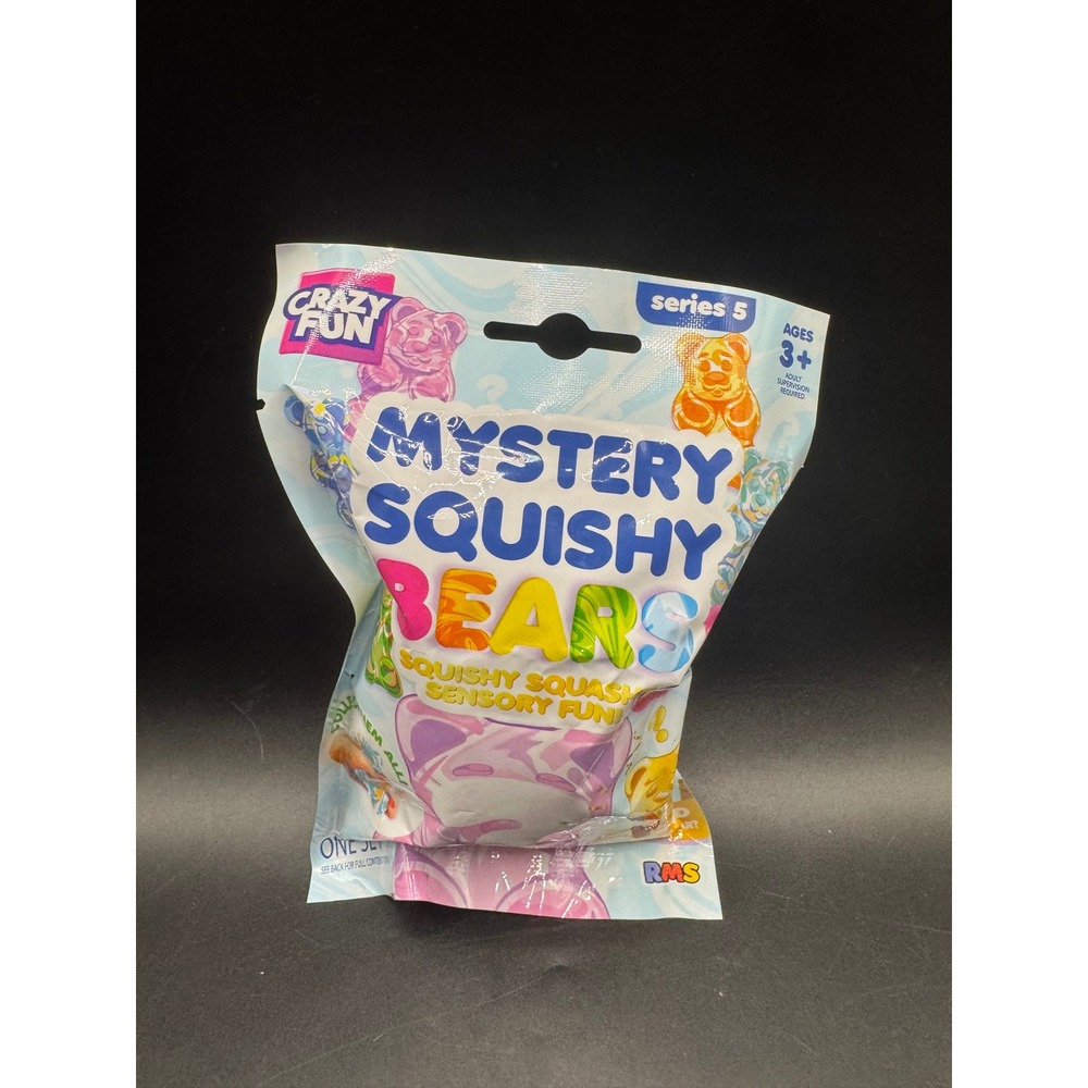 Crazy Fun Mystery Squishy Bears Series 5 Blind Bag Sensory Fidget Toy RMS 928455